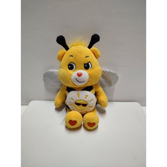 Care Bears Funshine Bear Yellow Bee Plush Toy With Sparkly Wings - Picture 16 of 16
